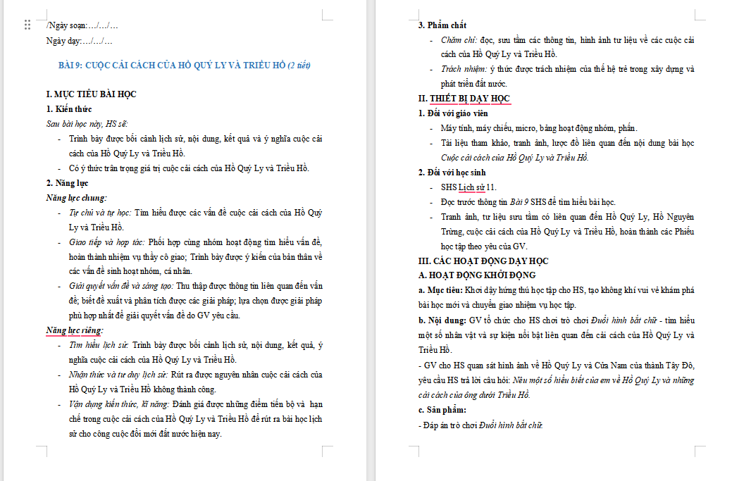 PowerPoint Lịch sử 11 Bài 9 Chân trời sáng tạo