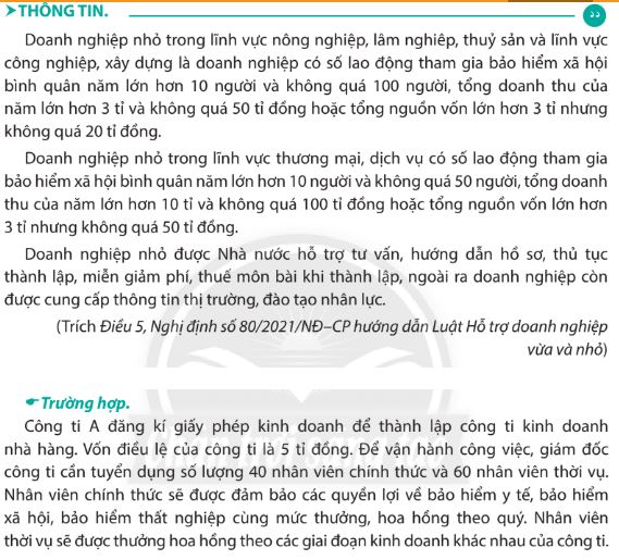 Giải Chuyên đề Kinh tế Pháp luật 10 Chân trời sáng tạo bài 4