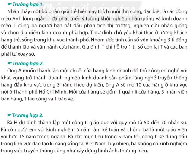 Giải Chuyên đề Kinh tế Pháp luật 10 Chân trời sáng tạo bài 5