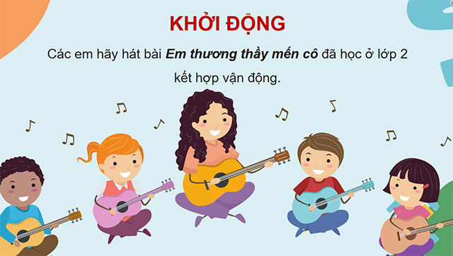 Bài giảng điện tử Âm nhạc 3 Cánh diều - Học kì 2