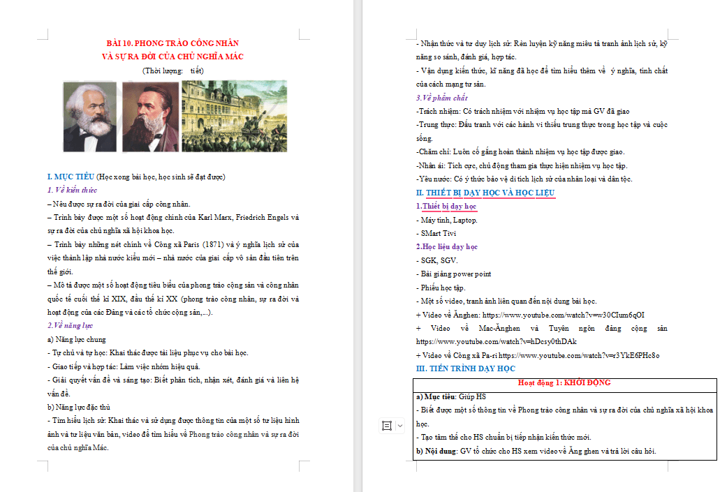 Giáo án PowerPoint Lịch sử 8 Bài 10