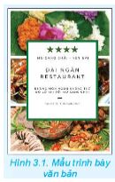 Giải Chuyên đề Tin học 10 Kết nối tri thức bài 3: Trình bày văn bản với hình khối và hộp văn bản