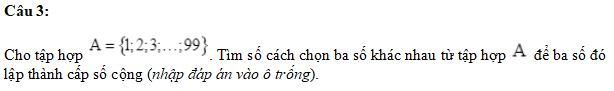 Đề ôn thi phần Tư duy định lượng