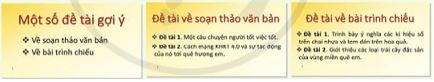 Giải Chuyên đề Tin học 10 Cánh diều bài 4: Quản lí trình chiếu và kết nối đa phương tiện