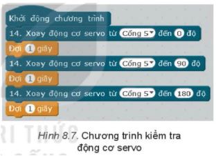 Giải Chuyên đề Tin học 10 Kết nối tri thức bài 8: Thực hành kiểm tra tình trạng hoạt động của robot