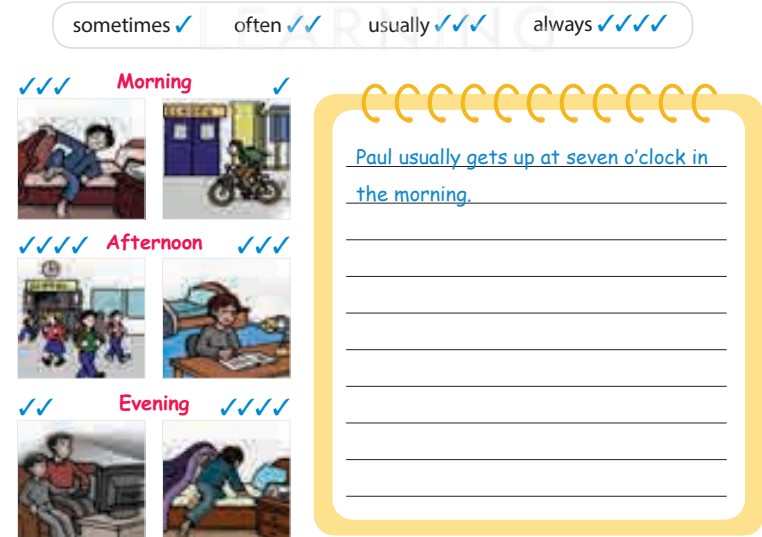 Sách bài tập tiếng Anh 5 Wonderful world Unit 3 lesson 3