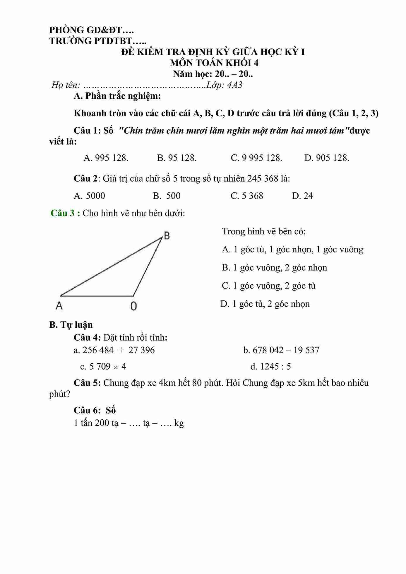 De thi giua ki 1 Toan 4 CD De so 3 1*799600