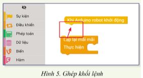 Giải Chuyên đề Tin học 10 Cánh diều bài 1: Phần mềm và ngôn ngữ lập trình cho robot giáo dục