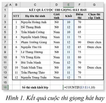 Giải Chuyên đề Tin học 10 Cánh diều bài 2: Các hàm tính toán theo điều kiện