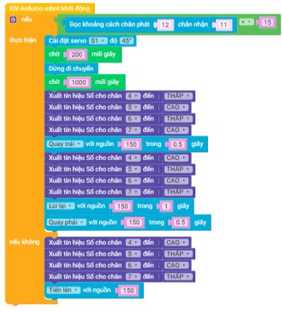 Giải Chuyên đề Tin học 10 Cánh diều bài 3: Thực hành lập trình điều khiển robot giáo dục