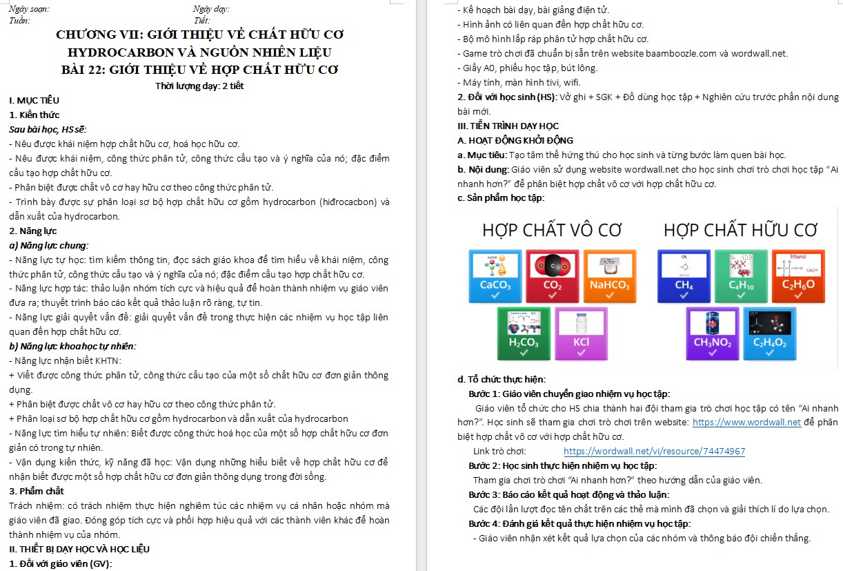 Giáo án Khoa học tự nhiên 9 KNTT Bài 22