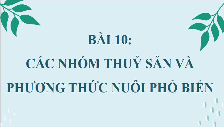 Giáo án PowerPoint Công nghệ 12 Cánh diều Bài 10