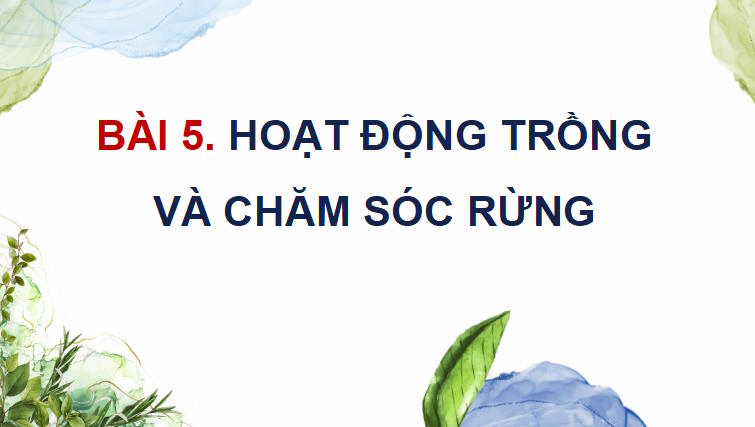 Giáo án PowerPoint Công nghệ 12 Cánh diều Bài 5