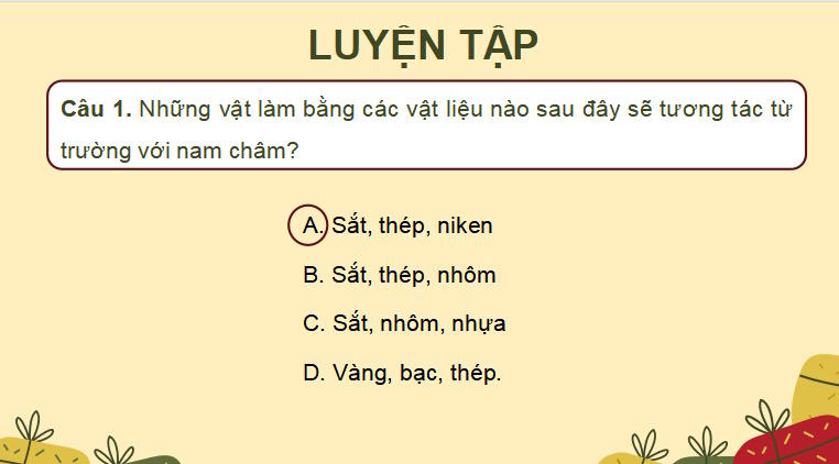  PowerPoint Khoa học tự nhiên 7 Ôn tập chủ đề 6 