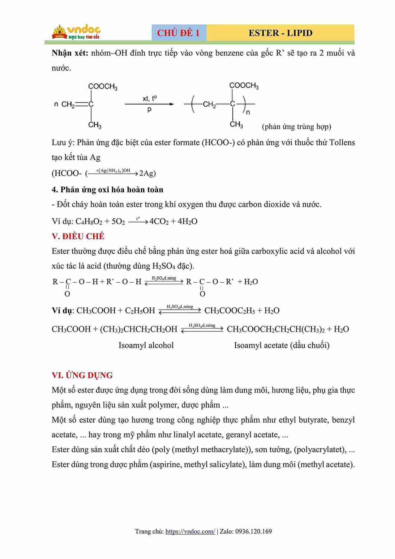 tom tat ly thuyet bai tap hoa 12 chuong 1 ester lipid hinh anh 4 1*800037