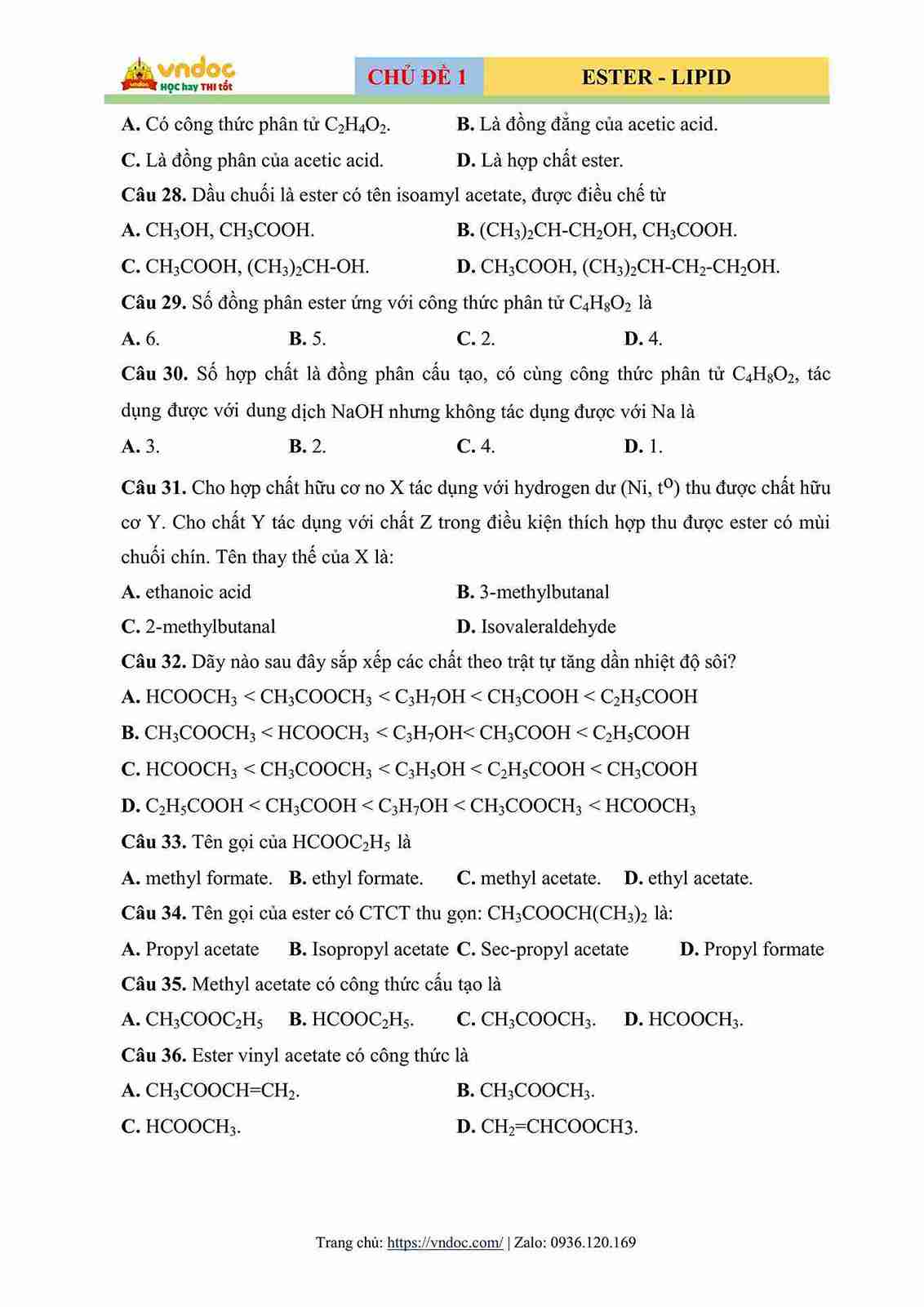 tom tat ly thuyet bai tap hoa 12 chuong 1 ester lipid hinh anh 8 1*800030