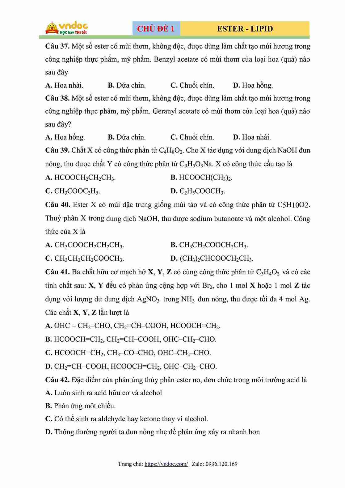 tom tat ly thuyet bai tap hoa 12 chuong 1 ester lipid hinh anh 9 1*800033