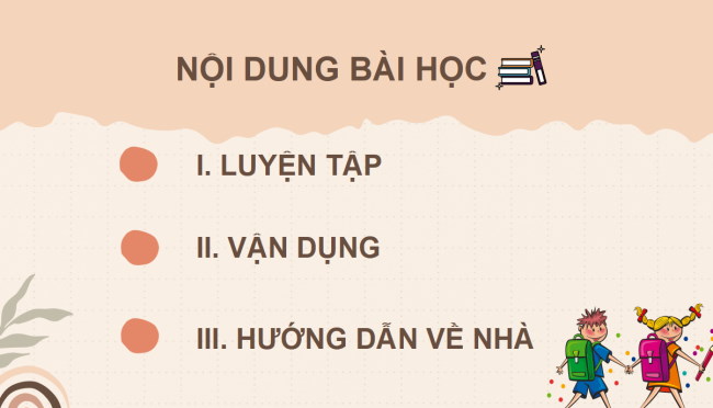 PowerPoint Toán 2: Luyện tập chung trang 50
