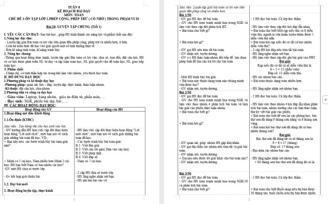 PowerPoint Toán 2: Luyện tập chung trang 50