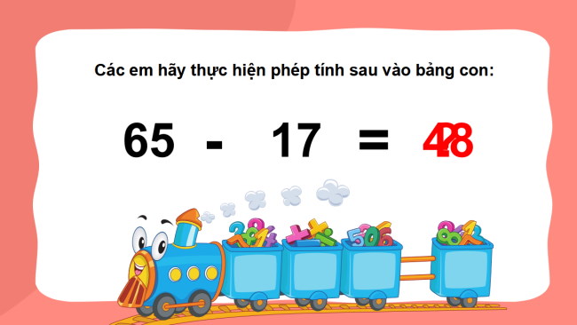 PowerPoint Toán 2: Phép trừ (có nhớ) trong phạm vi 100