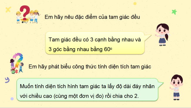 PowerPoint dạy thêm Toán 5 Bài 25: Hình tam giác. Diện tích hình tam giác