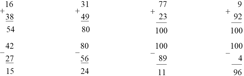 Vở bài tập Toán lớp 2 Cánh diều Bài 48: Ôn tập về phép cộng, phép trừ trong phạm vi 100 (trang 84)