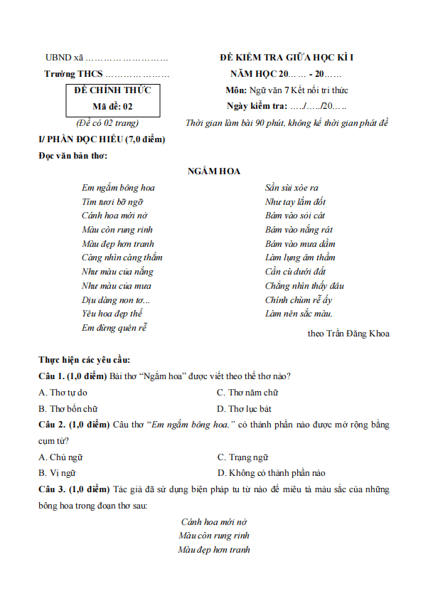 de thi giua ki 1 van 7 ket noi tri thuc theo cv 7991 de 2 h2 1*802819