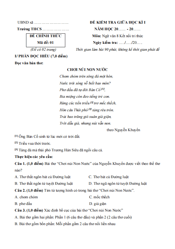 de thi giua ki 1 van 8 ket noi tri thuc theo cv 7991 de 1 h2 1*803882