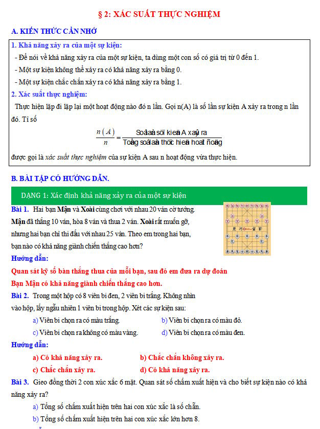 Xác suất thực nghiệm