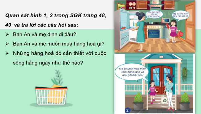 PowerPoint Tự nhiên và xã hội 2 Bài 12: Hoạt động mua bán hàng hoá