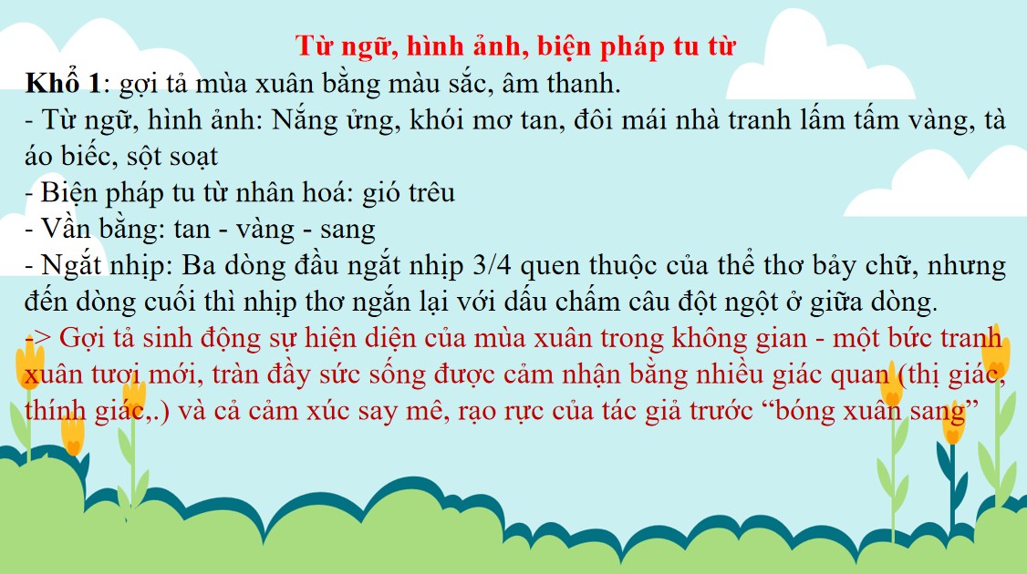 Giáo án PPT Văn 9 CTST Bài Mùa xuân chín