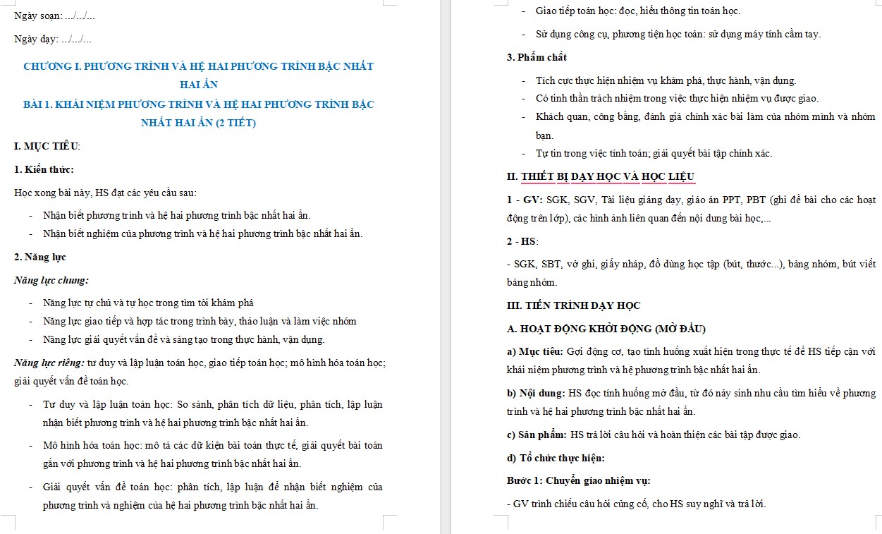 PowerPoint Toán 9 KNTT Bài 1