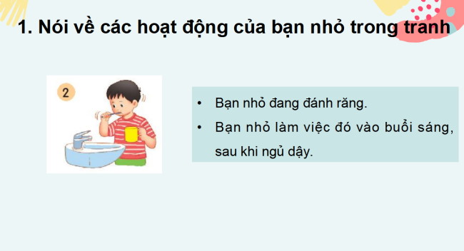 PowerPoint Tiếng Việt 2 Bài 6: Viết đoạn văn kể việc thường làm. Đọc mở rộng