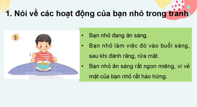 PowerPoint Tiếng Việt 2 Bài 6: Viết đoạn văn kể việc thường làm. Đọc mở rộng