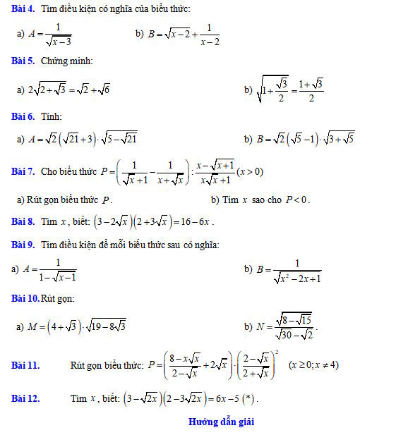 Bài tập cuối chương 3