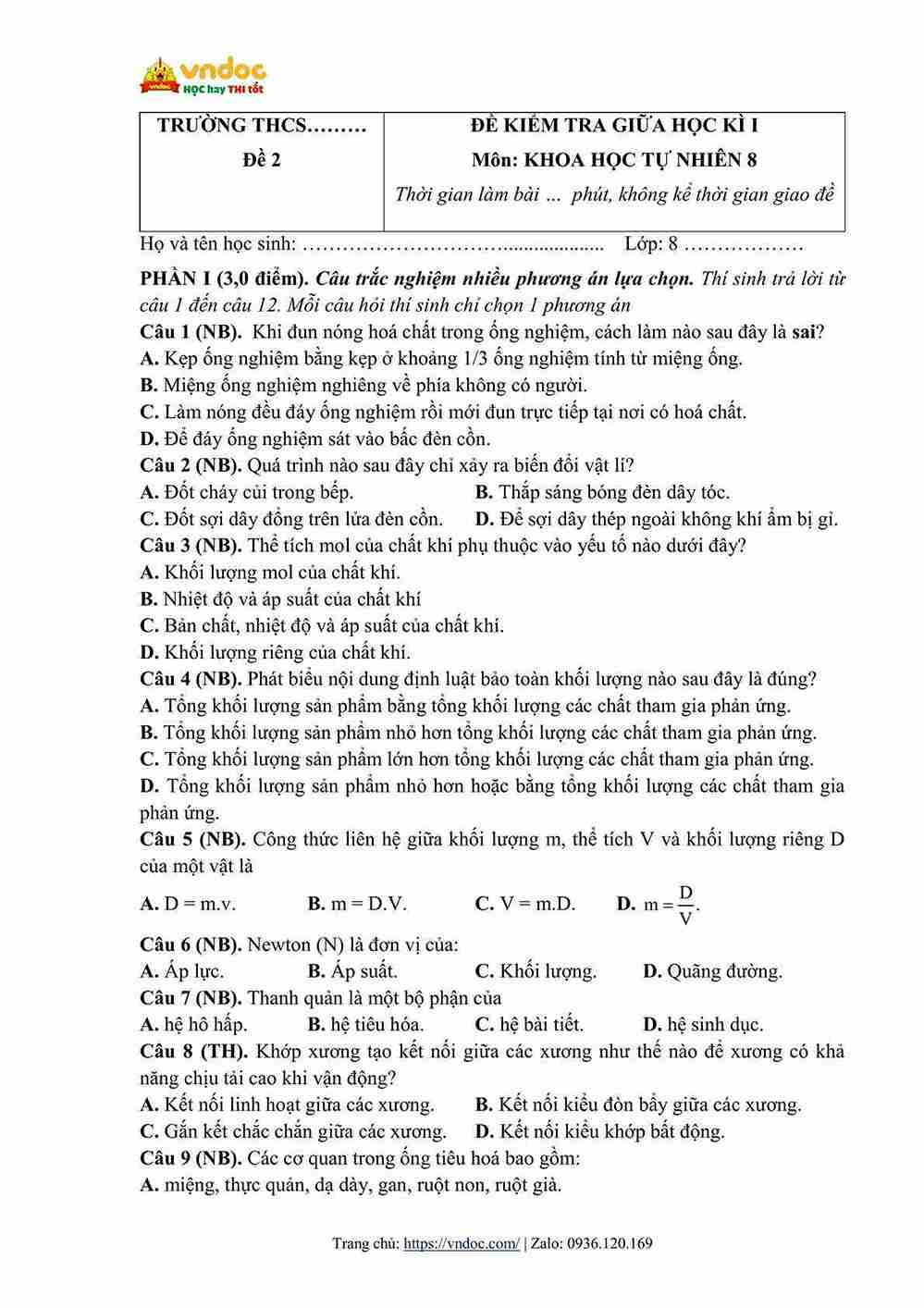 de thi giua hoc ki 1 khoa hoc tu nhien 8 ket noi tri thuc cv 7991 de 2 hinh anh 0 1*805804