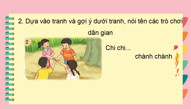 PowerPoint Tiếng Việt 2 Bài 8: Mở rộng vốn từ về hoạt động thể thao, vui chơi. Câu nêu hoạt động