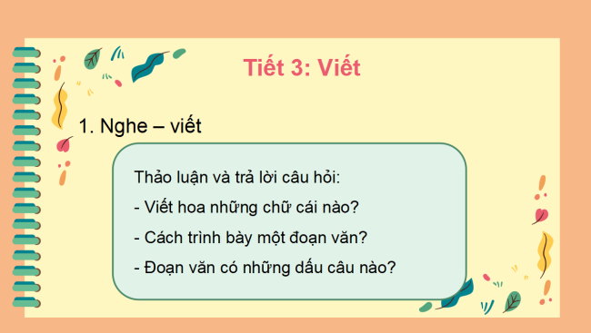 PowerPoint Tiếng Việt 2 Bài 8: Viết Cầu thủ dự bị