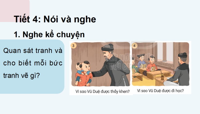 PowerPoint Tiếng Việt 2 Bài 9: Kể chuyện Cậu bé ham học