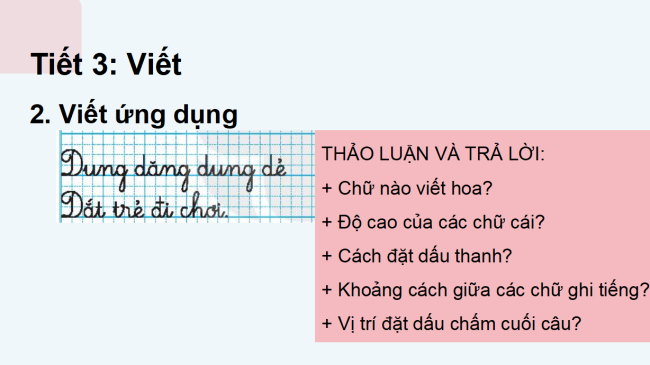 PowerPoint Tiếng Việt 2 Bài 9: Chữ hoa D