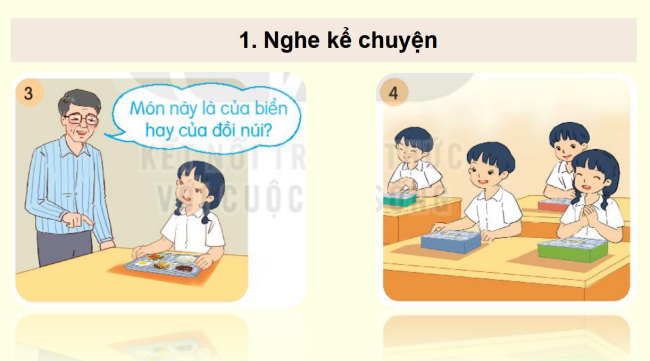 PowerPoint Tiếng Việt 2 Bài 13: Kể chuyện Bữa ăn trưa