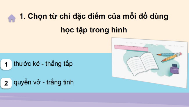 PowerPoint Tiếng Việt 2 Bài 16: Từ ngữ chỉ đặc điểm; Câu nêu đặc điểm; Dấu chấm, dấu chấm hỏi