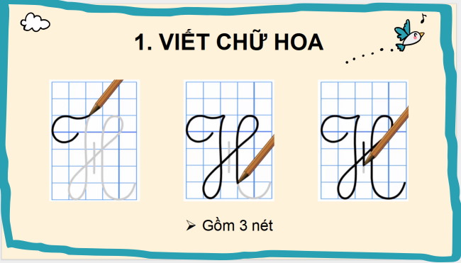 PowerPoint Tiếng Việt 2 Bài 17: Chữ hoa H