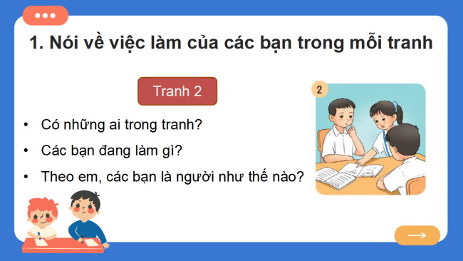 PowerPoint Tiếng Việt 2 Bài 18: Viết đoạn văn kể về một hoạt động em tham gia cùng bạn. Đọc mở rộng