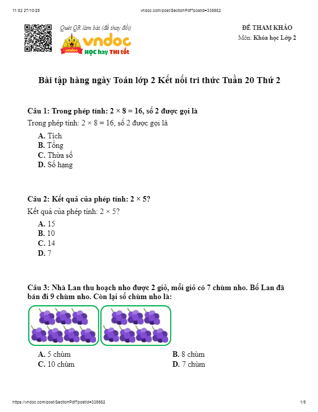bthn toan lop 2 ket noi tri thuc tuan 20 thu 2*808118