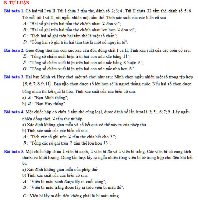 Bài tập cuối chương 8