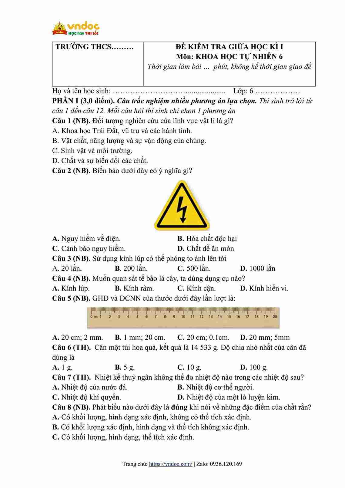 de thi giua hoc ki 1 khoa hoc tu nhien 6 ket noi tri thuc cv 7991 day song song hinh anh 0 1*808054