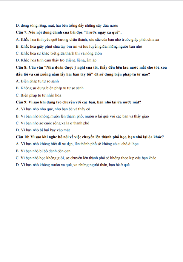 doc hieu bai truoc ngay xa que lop 4 ket noi tri thuc h1 1*808388