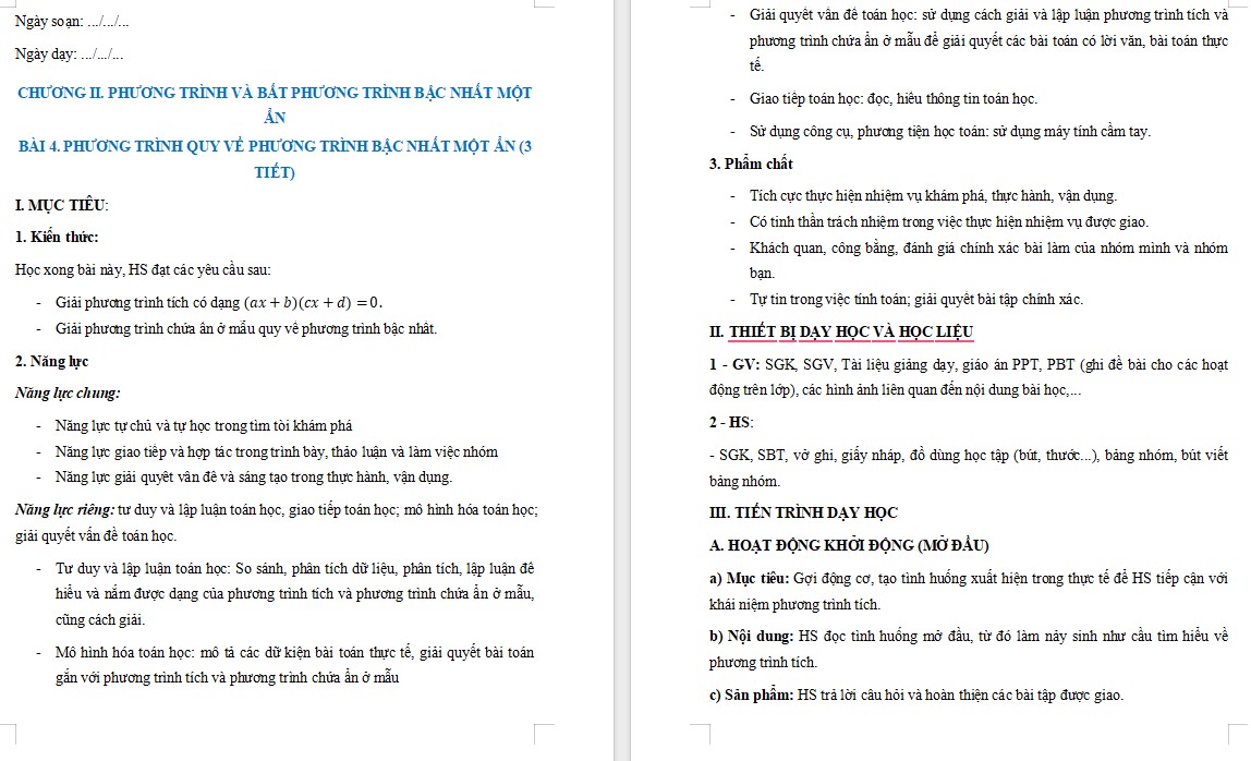 PowerPoint Toán 9 KNTT Bài 4