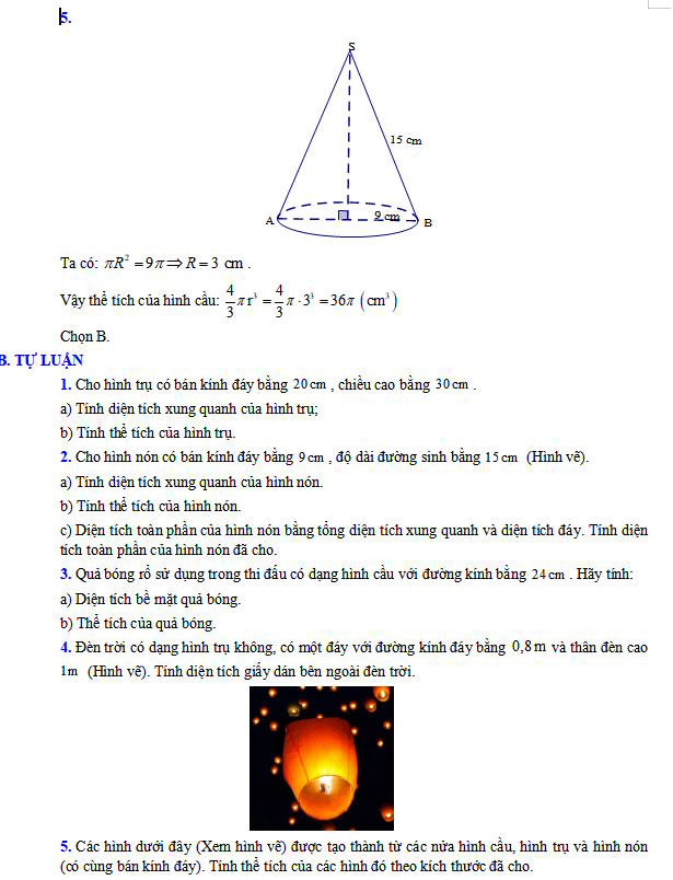Ôn tập chương 10